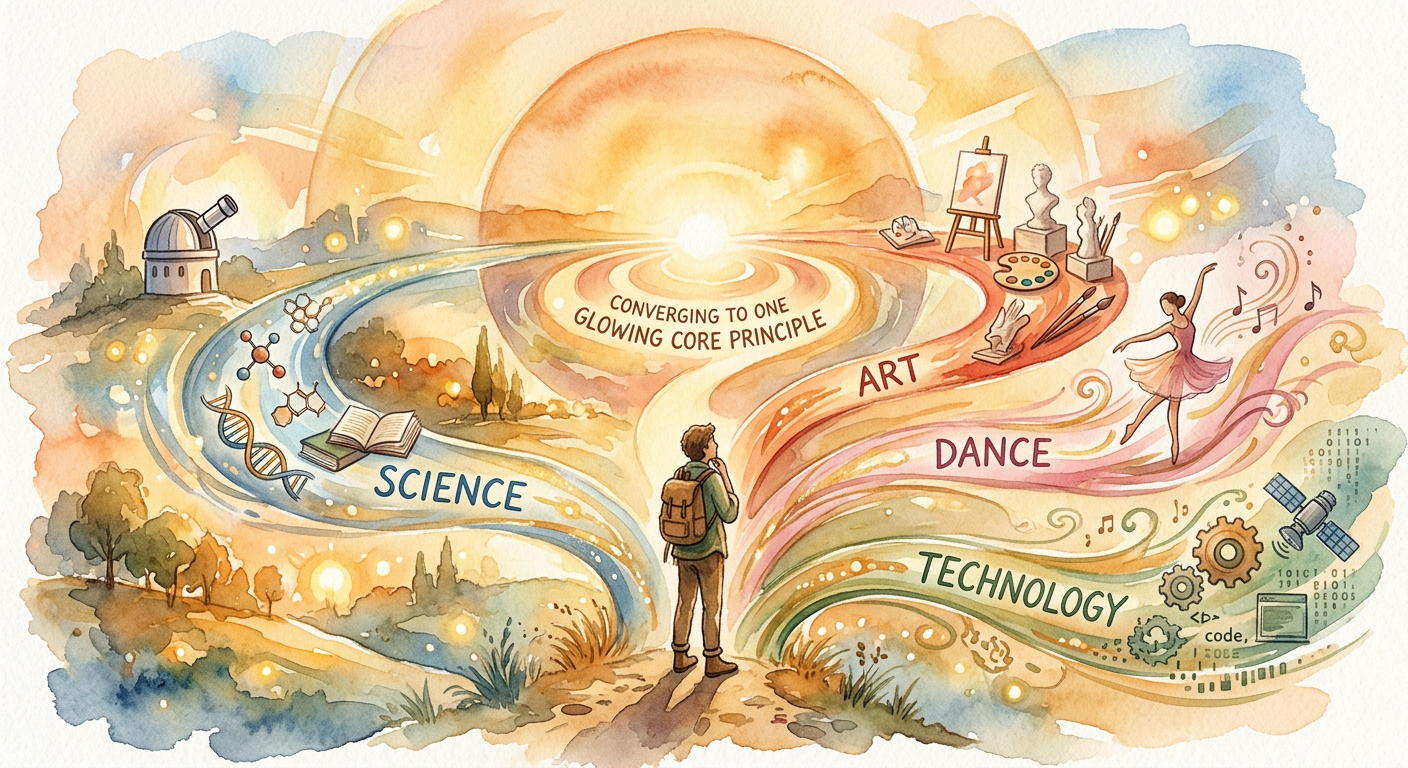 여러 도메인의 갈림길에서 하나의 원리로 수렴하는 사람