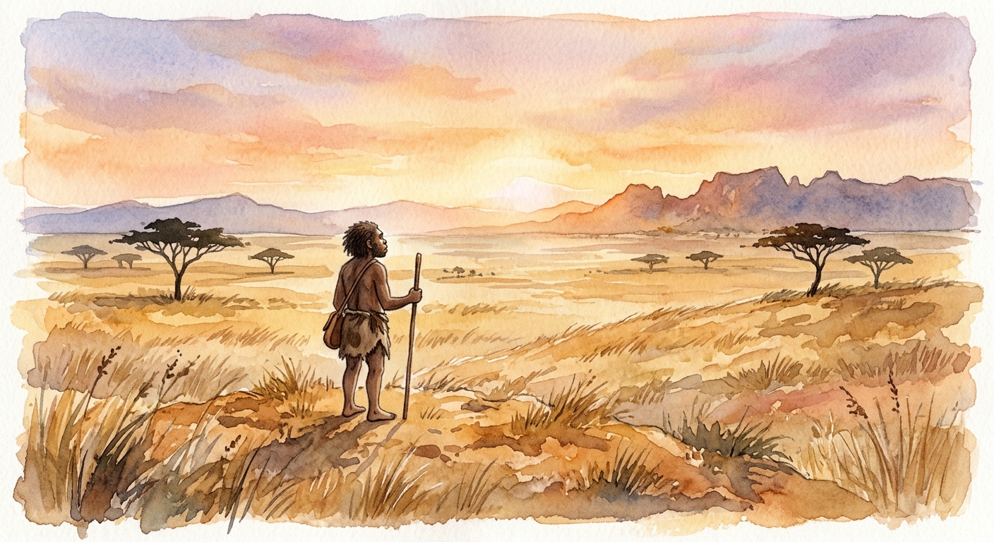 인간은 왜 다른 동물보다 지능이 높을까? — 삽화